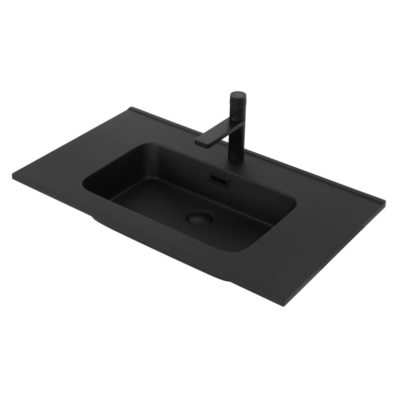 HORIK Set mobilier baie, mască lavoar și lavoar compozit