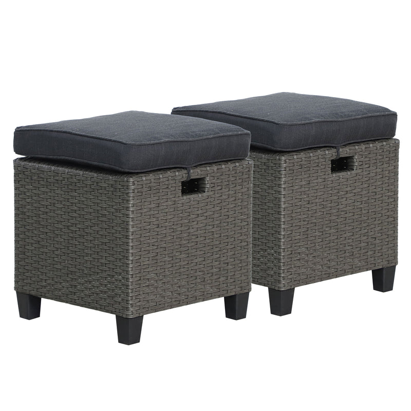 BAXTER Set mobilier terasă/gădină, colțar, masă, 2 taburete