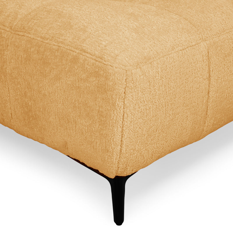 KARSTON Colțar cu șezlong stânga/dreapta, recliner electric, stofă