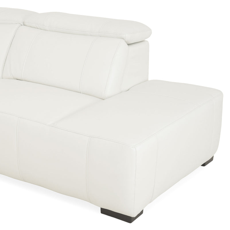 CINECITTA Colțar șezlong stânga/dreapta, 2 reclinere electrice, mecanism tetieră, USB, sistem sunet, piele