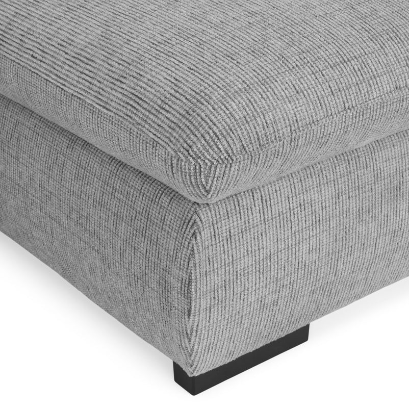 DAMIAN Colțar extensibil, șezlong stânga/dreapta, mecanism tetiere, ladă depozitare inclusă, stofă