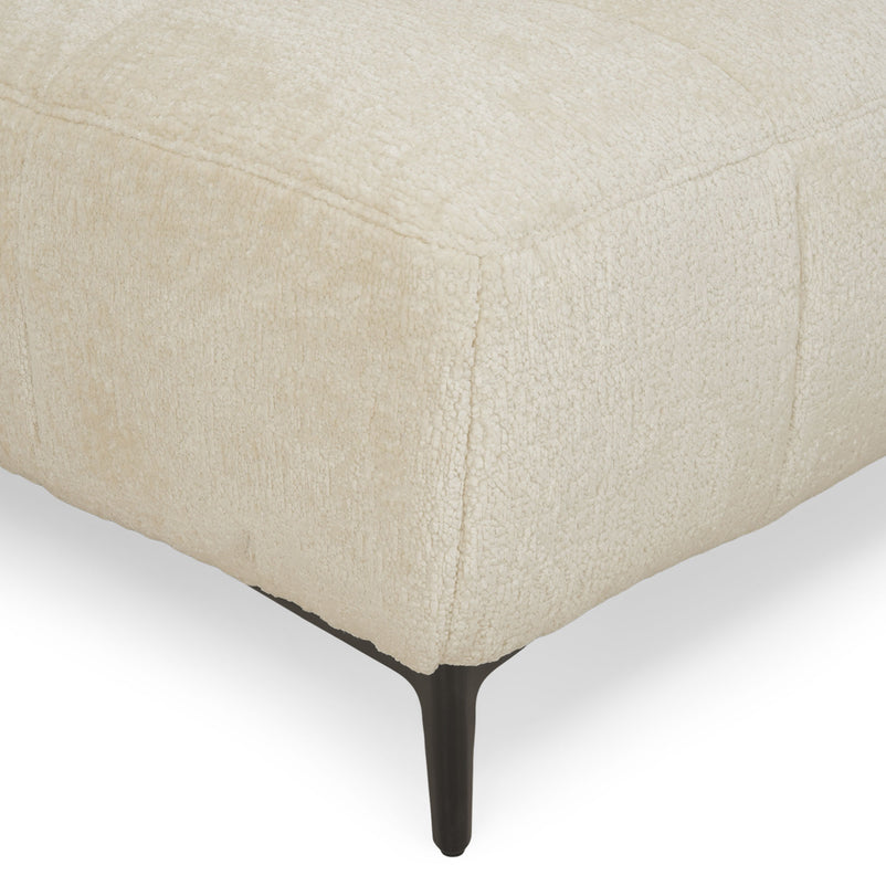 KARSTON Colțar cu șezlong stânga/dreapta, recliner electric, stofă