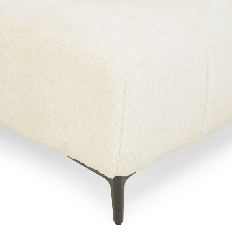KARSTON Colțar cu șezlong stânga/dreapta, recliner electric, stofă