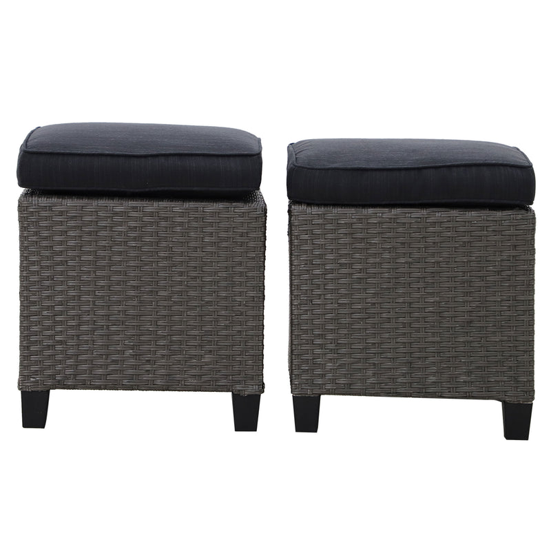 BAXTER Set mobilier terasă/gădină, colțar, masă, 2 taburete