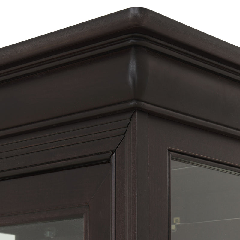 CHOCOLATE Vitrină 2 uși, LED inclus