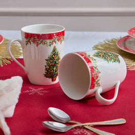 MAGIC CHRISTMAS Set 2 căni, porțelan, 360ml