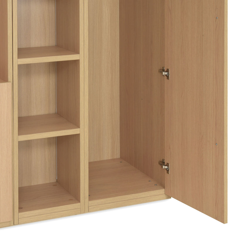 COMPACT Dressing 9 uși, spațiu TV