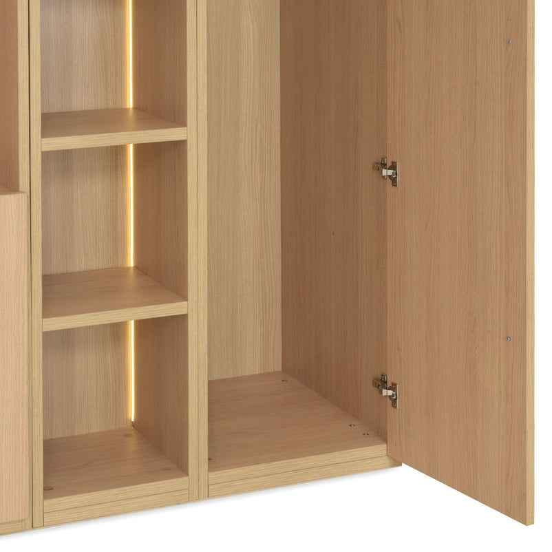 COMPACT Dressing 9 uși, spațiu TV