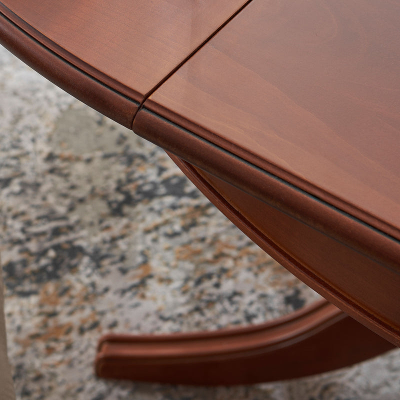 LOUIS PHILLIPE Masă rotundă extensibilă cu picior