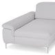 SOUND Colțar șezlong stânga/dreapta, 1 recliner electric și mecanism tetiere, stofă