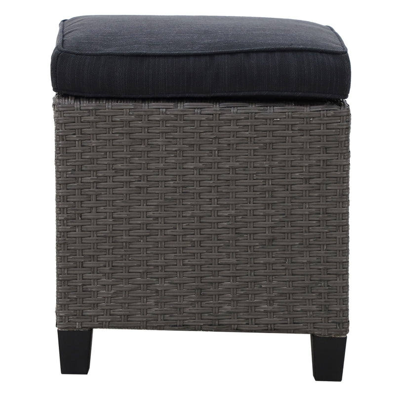 BAXTER Set mobilier terasă/grădină, 2 fotolii, canapea 3 locuri, 2 taburete și măsuță