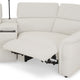 ADDISON Colțar, 2 reclinerele electrice, lampă, încărcare USB, stofă