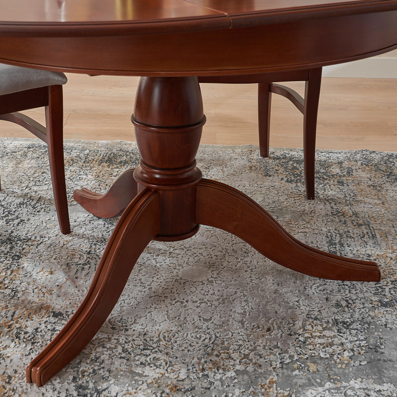 LOUIS PHILLIPE Masă rotundă extensibilă cu picior