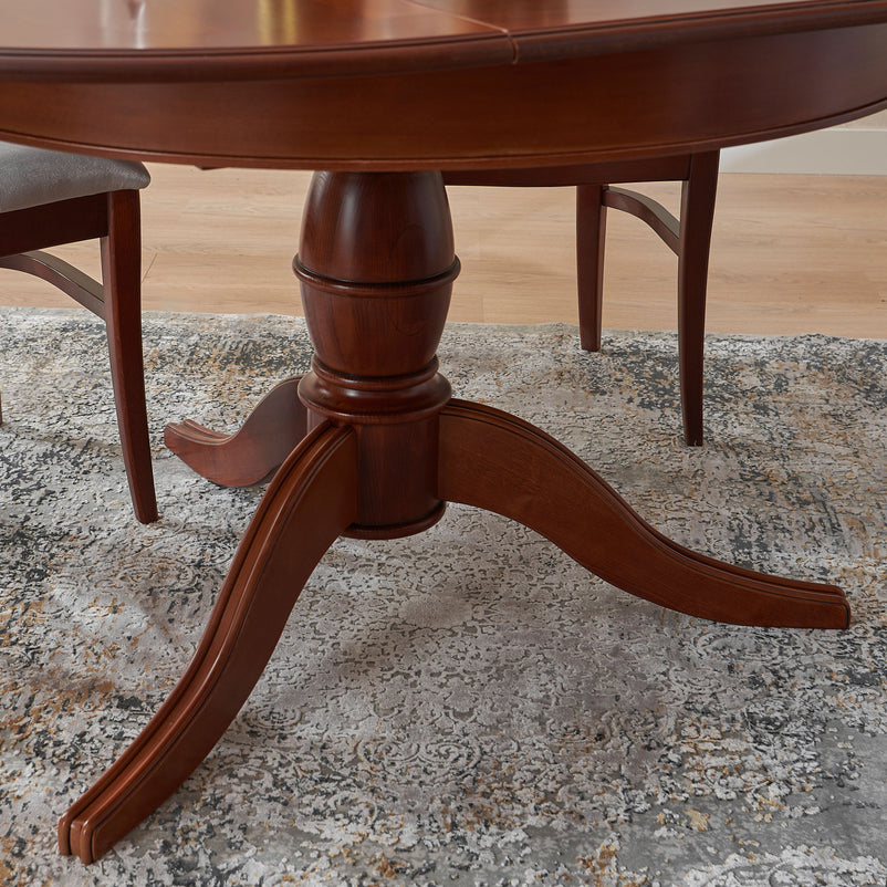 LOUIS PHILLIPE Masă rotundă extensibilă cu picior