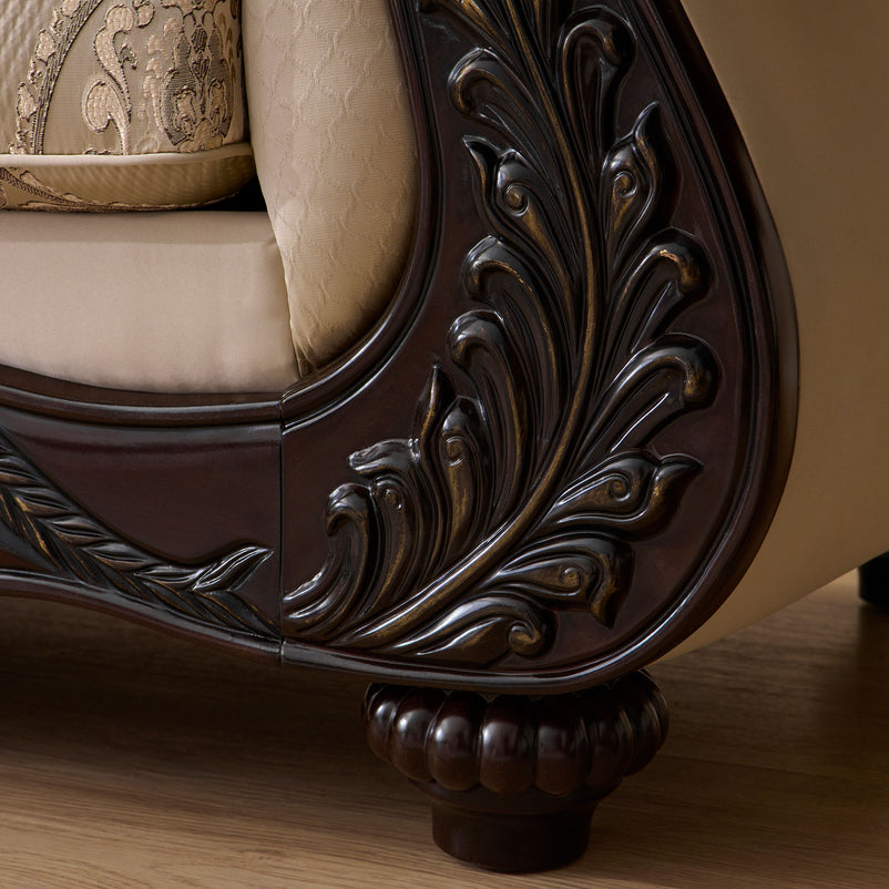 WINDSOR Canapea 3 locuri, 5 perne decorative incluse, stofă