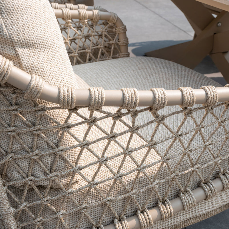 NEVADA/SARDINIA Set mobilier terasă/grădină, 6 fotolii și masă