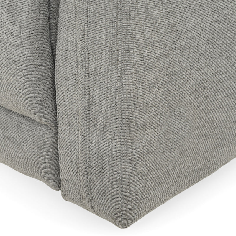 PARKER Canapea 3 locuri cu 2 reclinere electrice, stofă