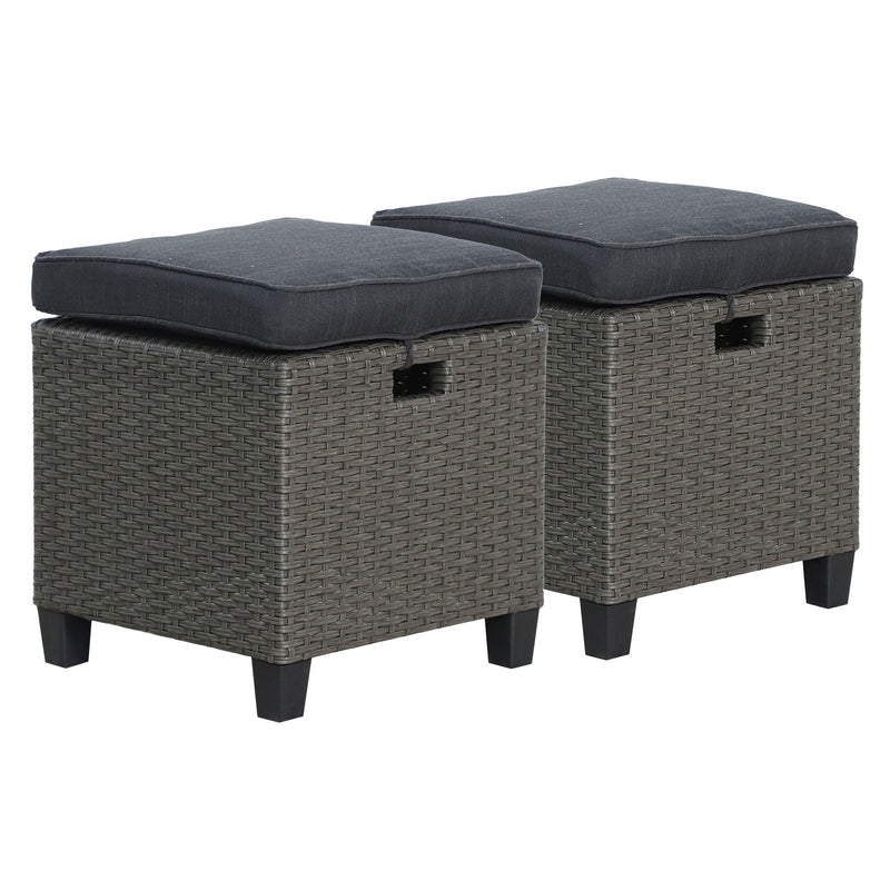 BAXTER Set mobilier terasă/gădină, colțar, masă, 2 taburete