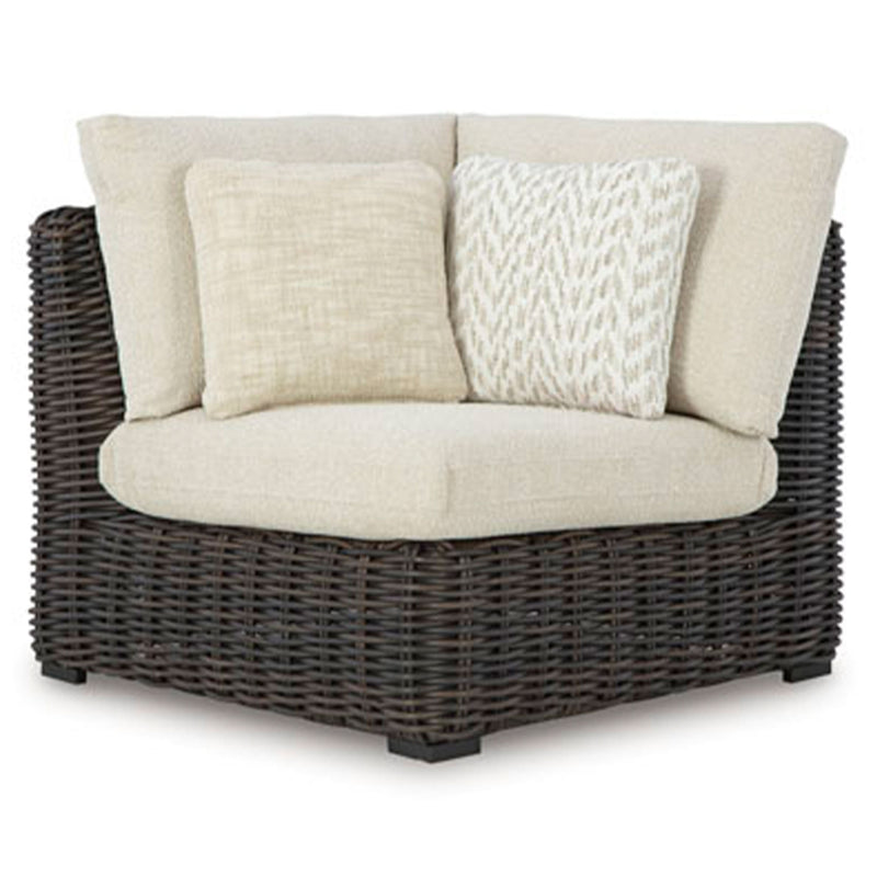 KIMORA Set mobilier terasă/grădină, colțar 4 piese, fotoliu și 2 măsuțe