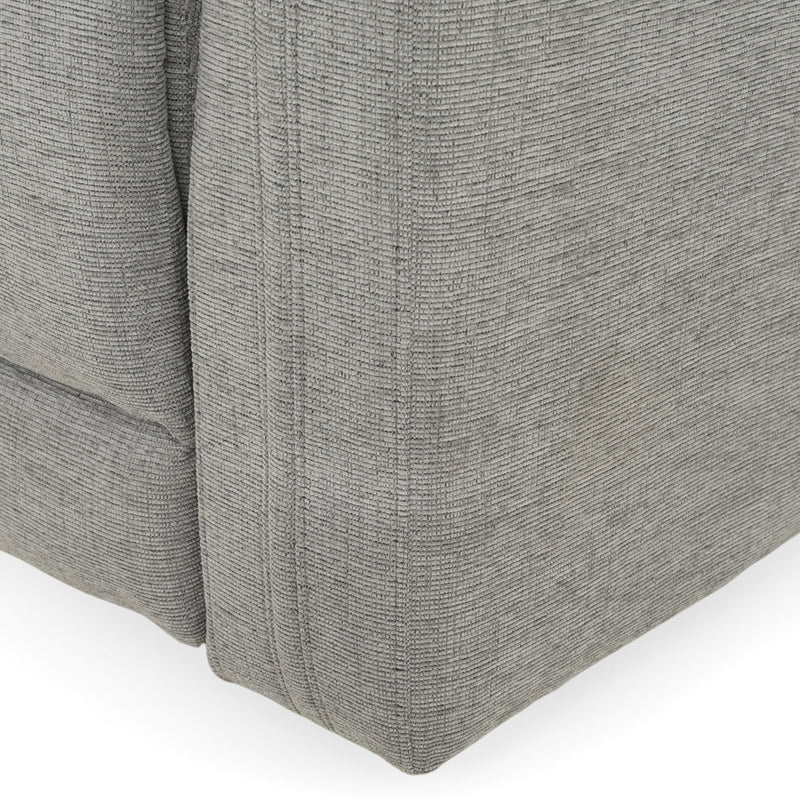 PARKER Canapea 2 locuri cu 2 reclinere electrice, încarcare wireless, consolă depozitare, stofă