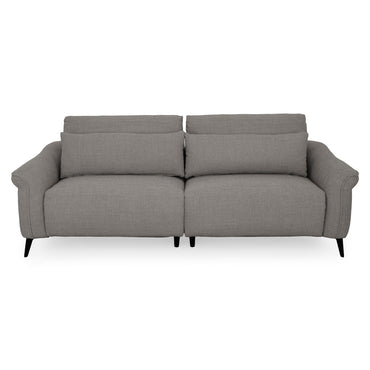 CARVER Canapea 3 locuri, 2 reclinere electrice și mecanism tetiere, stofă