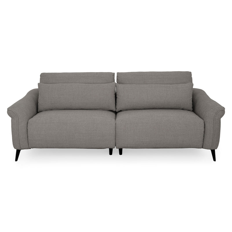 CARVER Canapea 3 locuri, 2 reclinere electrice și mecanism tetiere, stofă