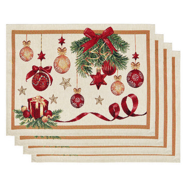 FESTIVE Set 4 suporturi farfurie