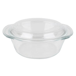 CHEF Tavă cuptor cu capac, sticlă borosilicată, 1L