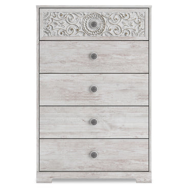 PAXBERRY Comodă înaltă, 5 sertare