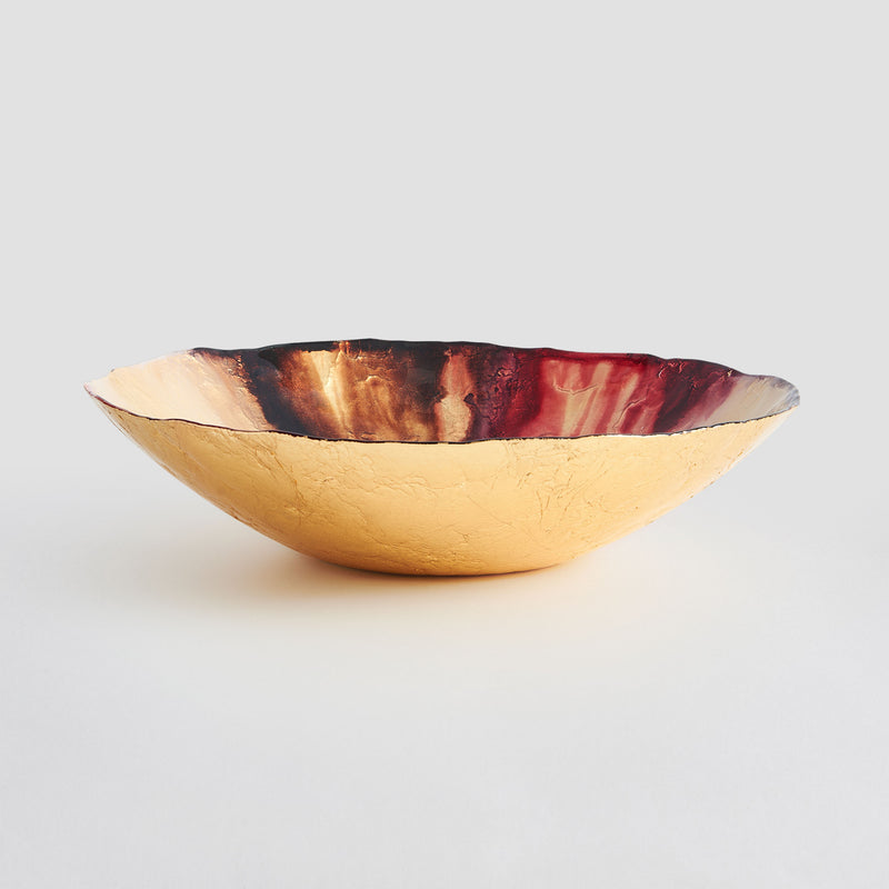 LEON Platou, sticlă, D.32cm