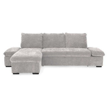 BEGNA Colțar extensibil, șezlong interschimbabil, ladă depozitare, stofă