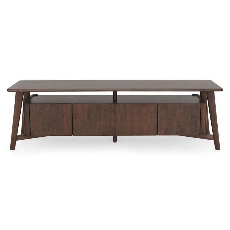 DUVALL Comodă TV, 2 uși, 2 sertare