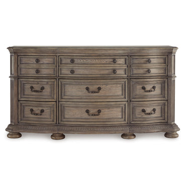 WASHINGTON Comodă lată, 9 sertare