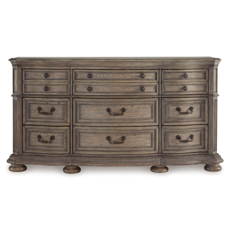 WASHINGTON Comodă lată, 9 sertare