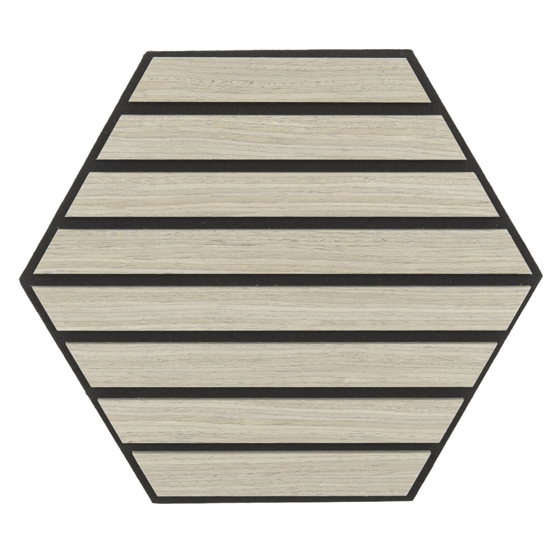 DECORIF Set 6 panouri decorative acustice hexagonale pentru perete