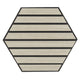 DECORIF Set 6 panouri decorative acustice hexagonale pentru perete