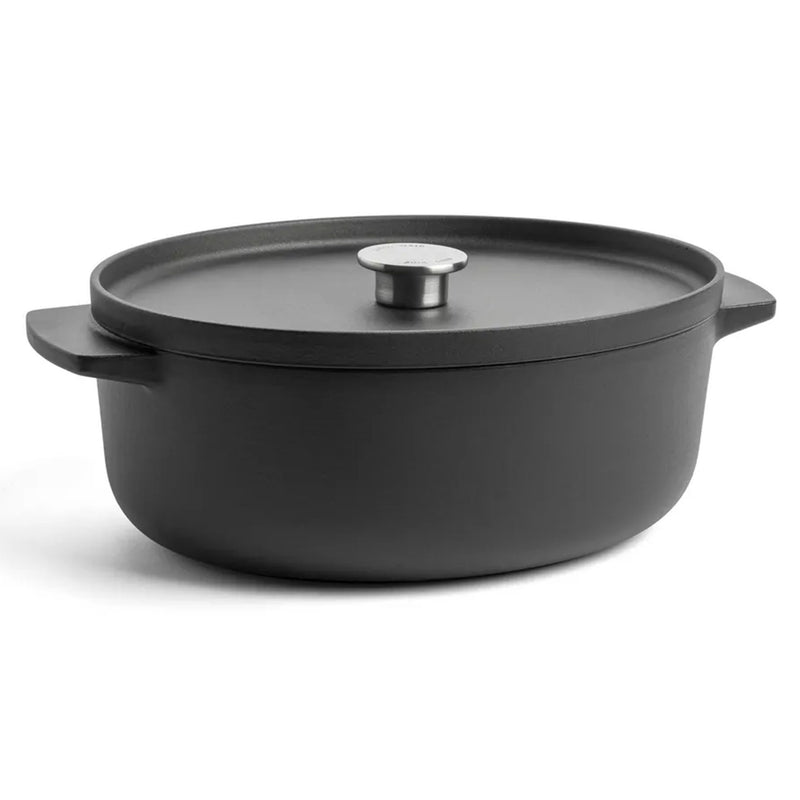 KITCHEN AID Oală cu capac, fontă, L.30cm