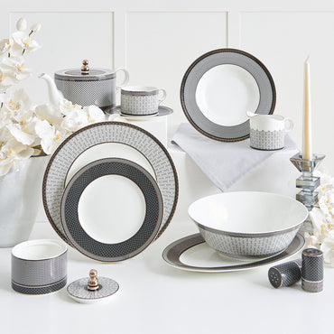 LYRA Set veselă, porțelan, 37 piese