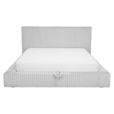 NORDEND Pat tapițat, 160x200cm, somieră rabatabilă și ladă incluse