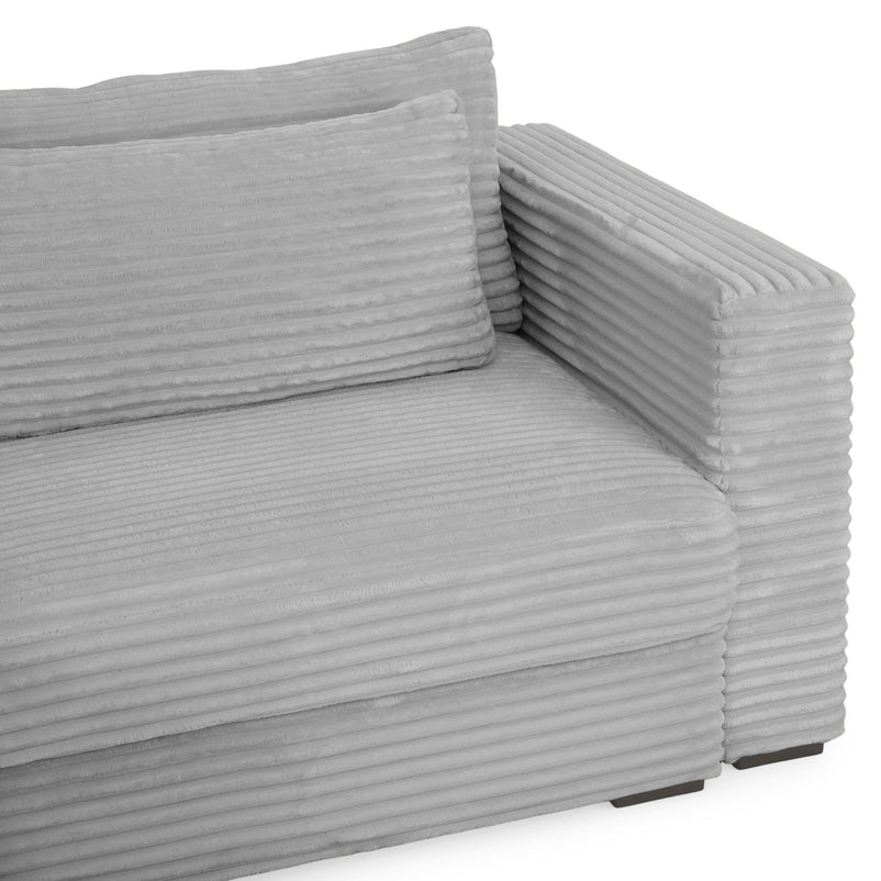 ERDING Colțar extensibil, șezlong stânga/dreapta, ladă depozitare inclusă, stofă