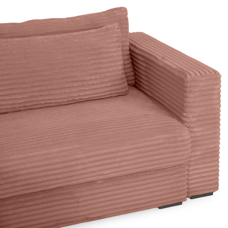 ERDING Colțar extensibil, șezlong stânga/dreapta, ladă depozitare inclusă, stofă