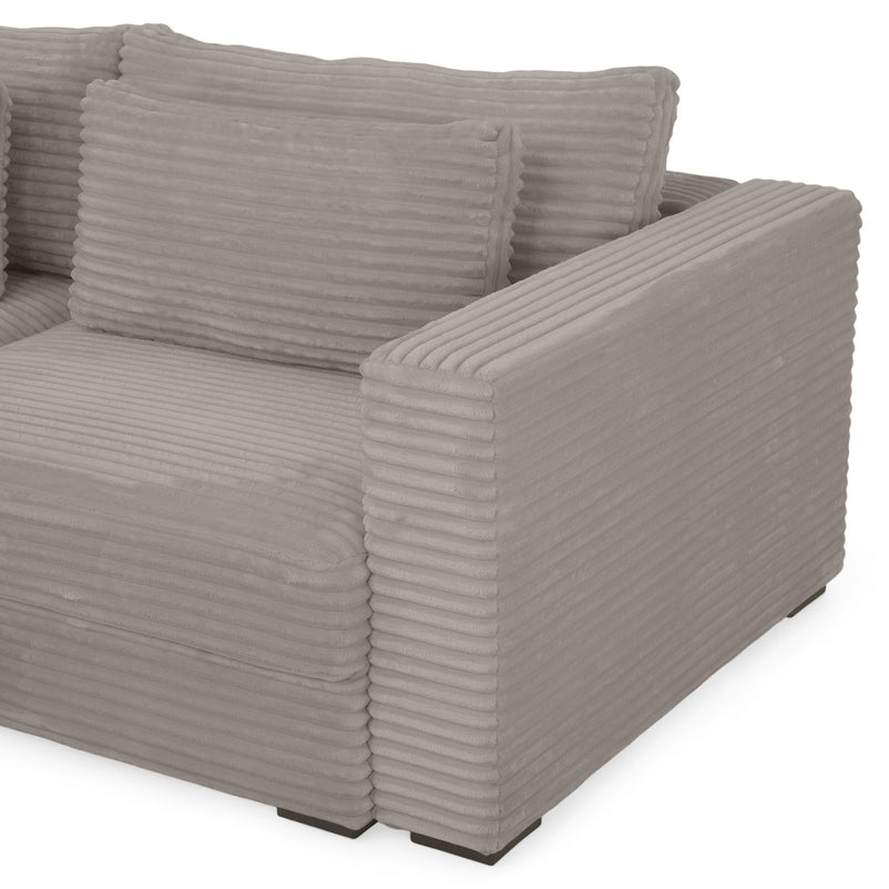 ERDING Colțar extensibil, șezlong stânga/dreapta, ladă depozitare inclusă, stofă