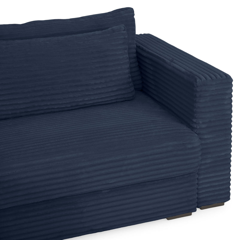 ERDING Colțar extensibil, șezlong stânga/dreapta, ladă depozitare inclusă, stofă