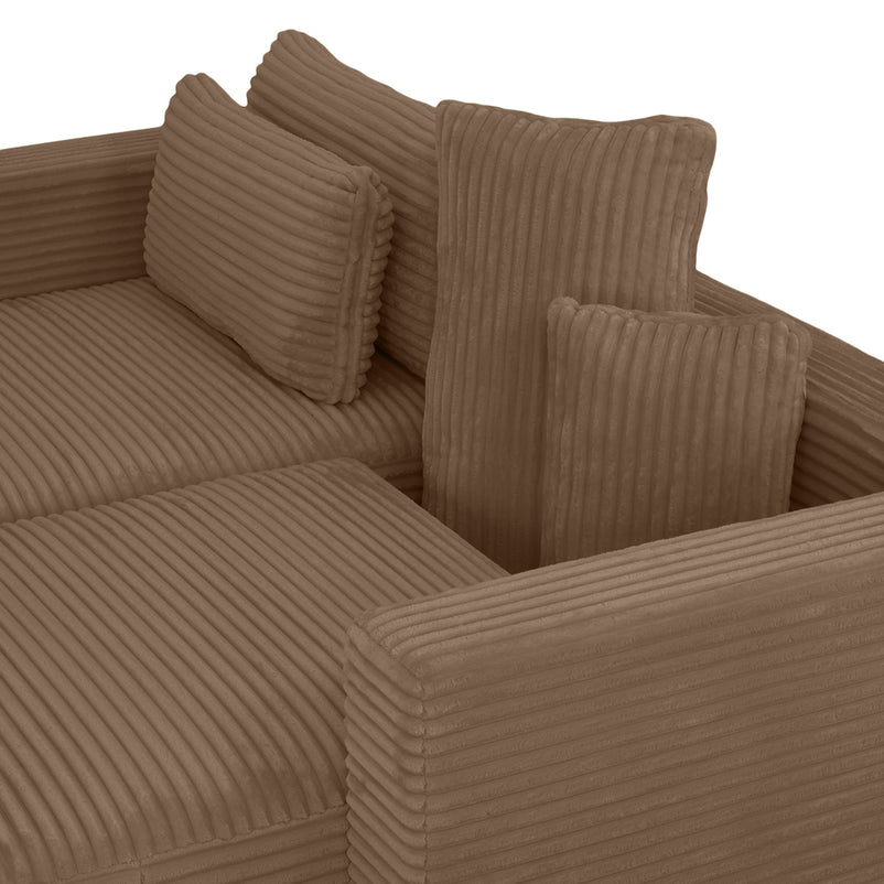 ERDING Colțar extensibil, șezlong stânga/dreapta, ladă depozitare inclusă, stofă