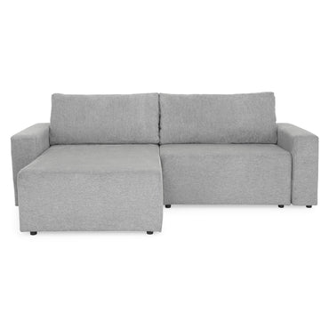 FRIDO Colțar extensibil, șezlong interschimbabil, ladă depozitare, stofă