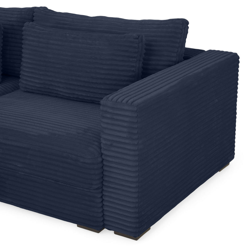 ERDING Colțar extensibil, șezlong stânga/dreapta, ladă depozitare inclusă, stofă