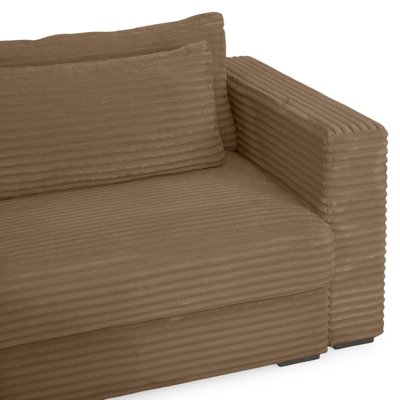 ERDING Colțar extensibil, șezlong stânga/dreapta, ladă depozitare inclusă, stofă