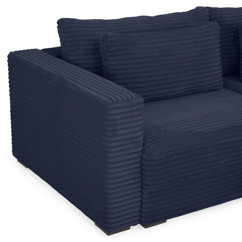 ERDING Colțar extensibil, șezlong stânga/dreapta, ladă depozitare inclusă, stofă