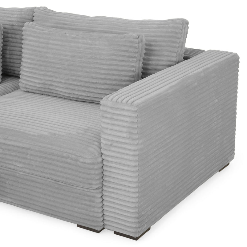 ERDING Colțar extensibil, șezlong stânga/dreapta, ladă depozitare inclusă, stofă