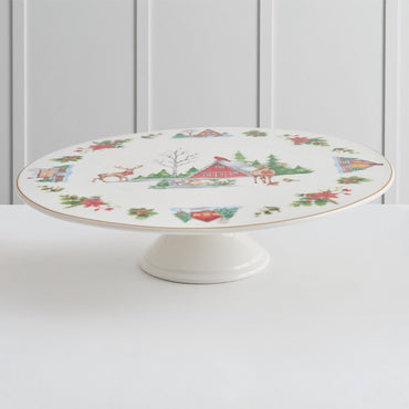 WONDERLAND Platou tort, porțelan, D.32cm